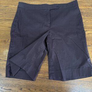 Jones New York Signature Stretch Bermuda Shorts, Size 16